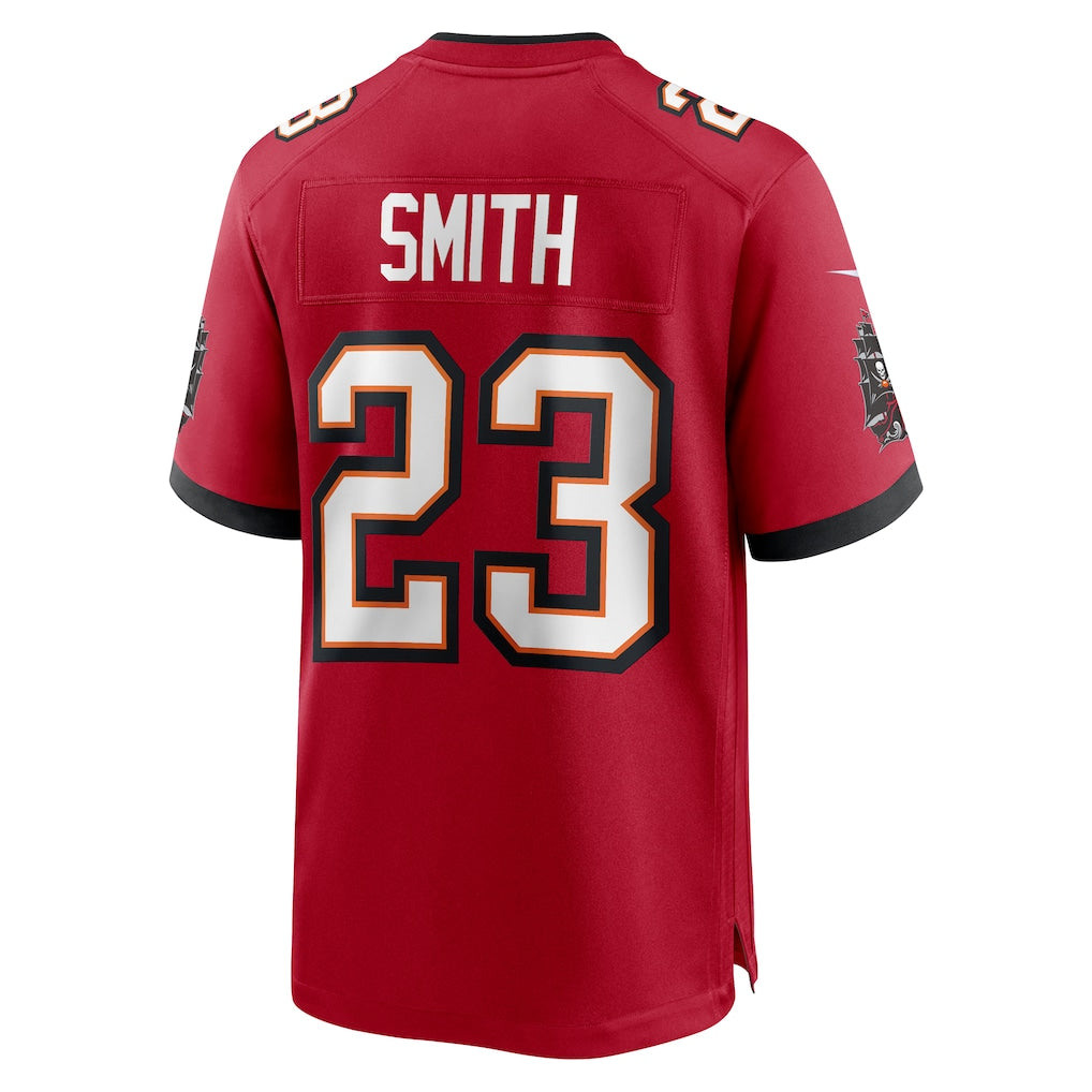 STECN TB.Buccaneers #23 Tykee Smith Red Game Jersey