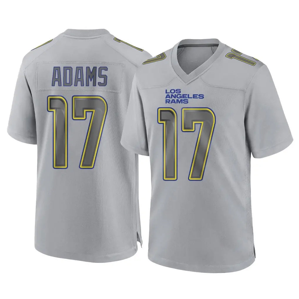 LA.Rams #17 Davante Adams Player Gray Atmosphere Fashion Home Game STECN Stitched Jerseys