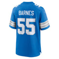 STECN D.Lions #55 Derrick Barnes Blue Team Game Jersey