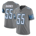 D.Lions #55 Derrick Barnes Player Gray Vapor Untouchable Limited Home Game STECN Stitched Jerseys