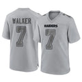 LV.Raiders #7 Quay Walker Player Gray Atmosphere Fashion Limited Game STECN Stitched Jerseys