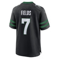 STECN NY.Jets #7 Justin Fields Stealth Black Game Jersey