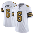 NO.Saints #6 Tyler Shough Player White Limited Color Rush Home Game STECN Stitched Jerseys