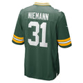 STECN GB.Packers #31 Nick Niemann Green Team Game Jersey