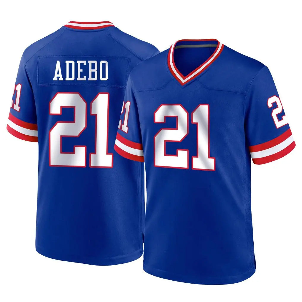 NY.Giants #21 Paulson Adebo Player Royal Classic Home Game STECN Stitched Jerseys