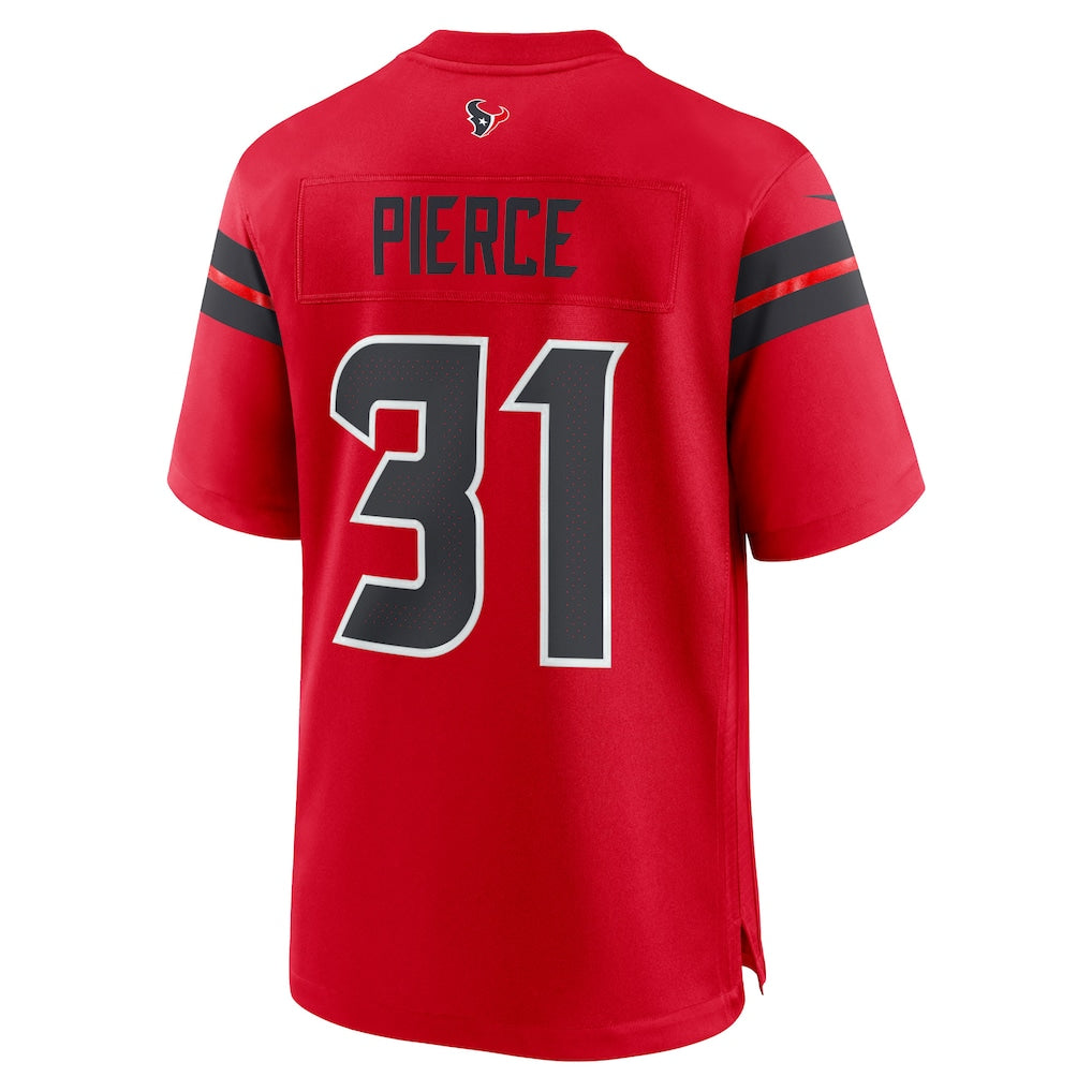 STECN H.Texans #31 Dameon Pierce Red Alternate Game Jersey