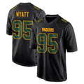 GB.Packers #95 Devonte Wyatt Player Black Fashion Home Game STECN Stitched Jerseys