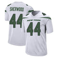 NY.Jets #44 Jamien Sherwood Player White Spotlight Home Game STECN Stitched Jerseys