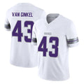 M.Vikings #43 Andrew Van Ginkel Player White Limited Alternate Vapor F.U.S.E. Home Game STECN Stitched Jerseys