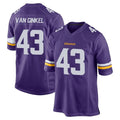 M.Vikings #43 Andrew Van Ginkel Player Purple Home Game STECN Stitched Jerseys