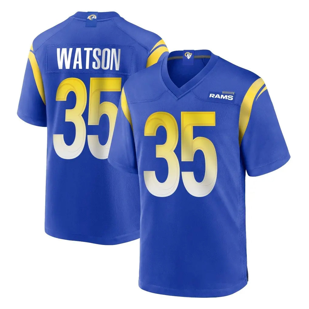 LA.Rams #35 Jaylen Watson Player Royal Home Game STECN Stitched Jerseys