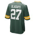 STECN GB.Packers #27 Kitan Oladapo Green Game Jersey