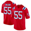 NE.Patriots #55 Jared Wilson Player Red Home Game Ddoa Stitched Jerseys