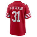 STECN SF.49ers #31 Isaac Guerendo Scarlet Game Jersey