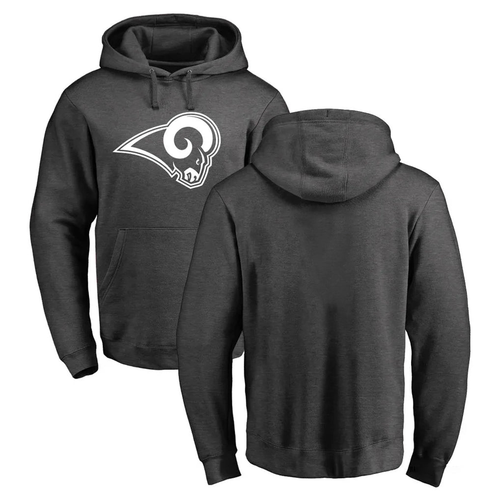 LA.Rams #0 Byron Young Player Gray Pullover Hoodie Limited Game STECN Stitched Jerseys