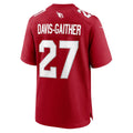 STECN A.Cardinals #27 Akeem Davis-Gaither Cardinal Team Game Jersey