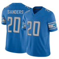 D.Lions #20 Barry Sanders Player Blue Vapor F.U.S.E. Limited Home Game STECN Stitched Jerseys
