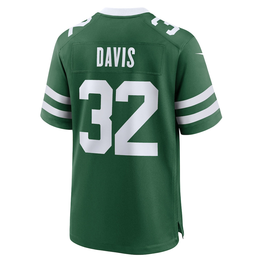 STECN NY.Jets #32 Isaiah Davis Legacy Green Team Game Jersey