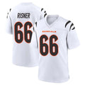 C.Bengals #66 Dalton Risner Player White Home Game STECN Stitched Jerseys