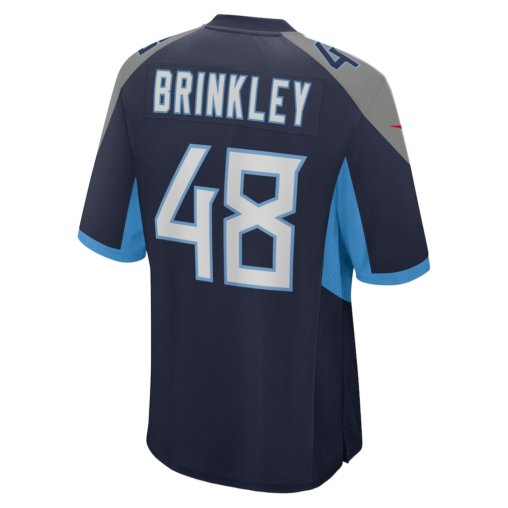 STECN T.Titans #48 Beau Brinkley Navy Game Jersey