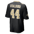 STECN NO.Saints #44 Isaiah Stalbird Black Team Game Jersey