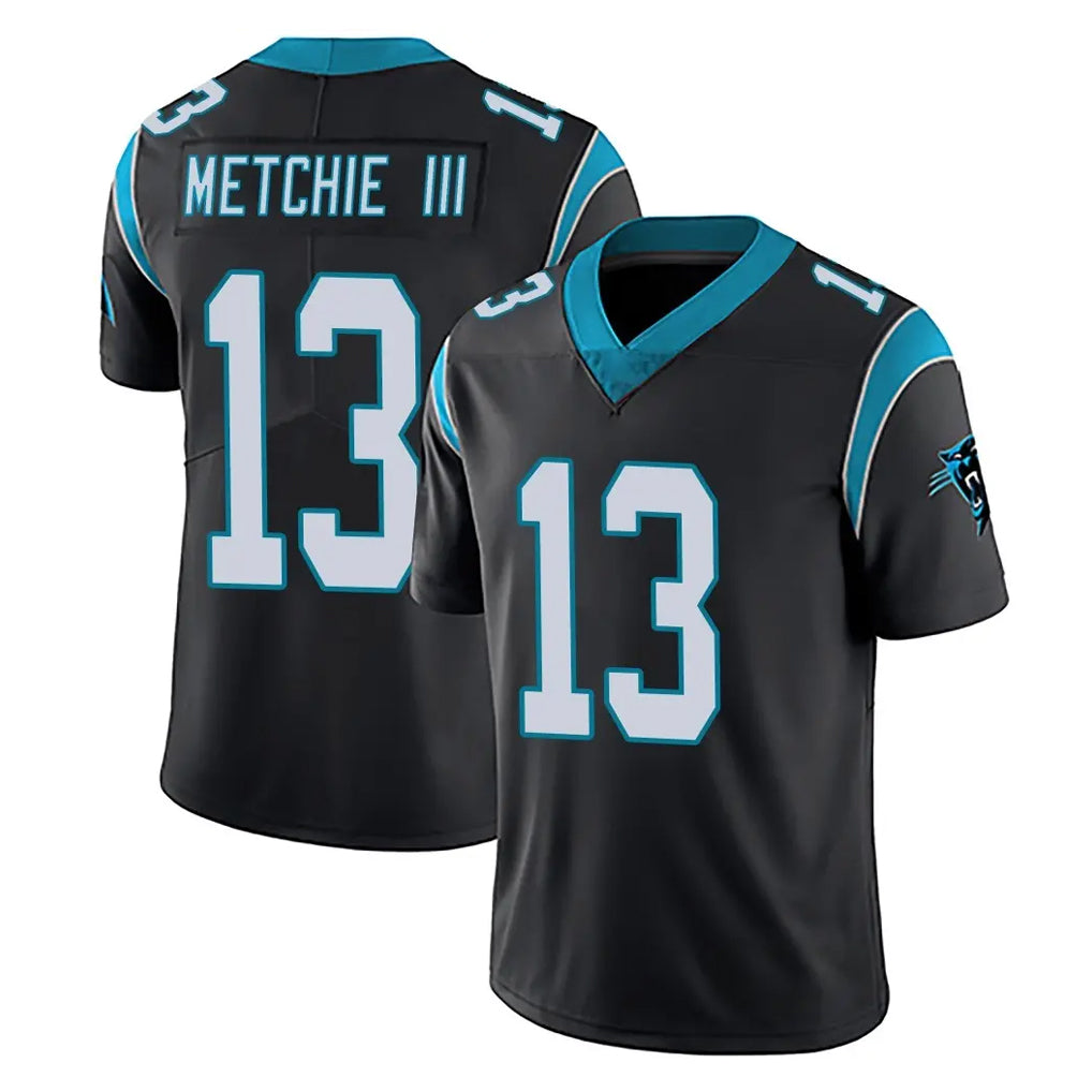 C.Panthers #13 John Metchie III Player Black Vapor Untouchable Limited Game STECN Stitched Jerseys