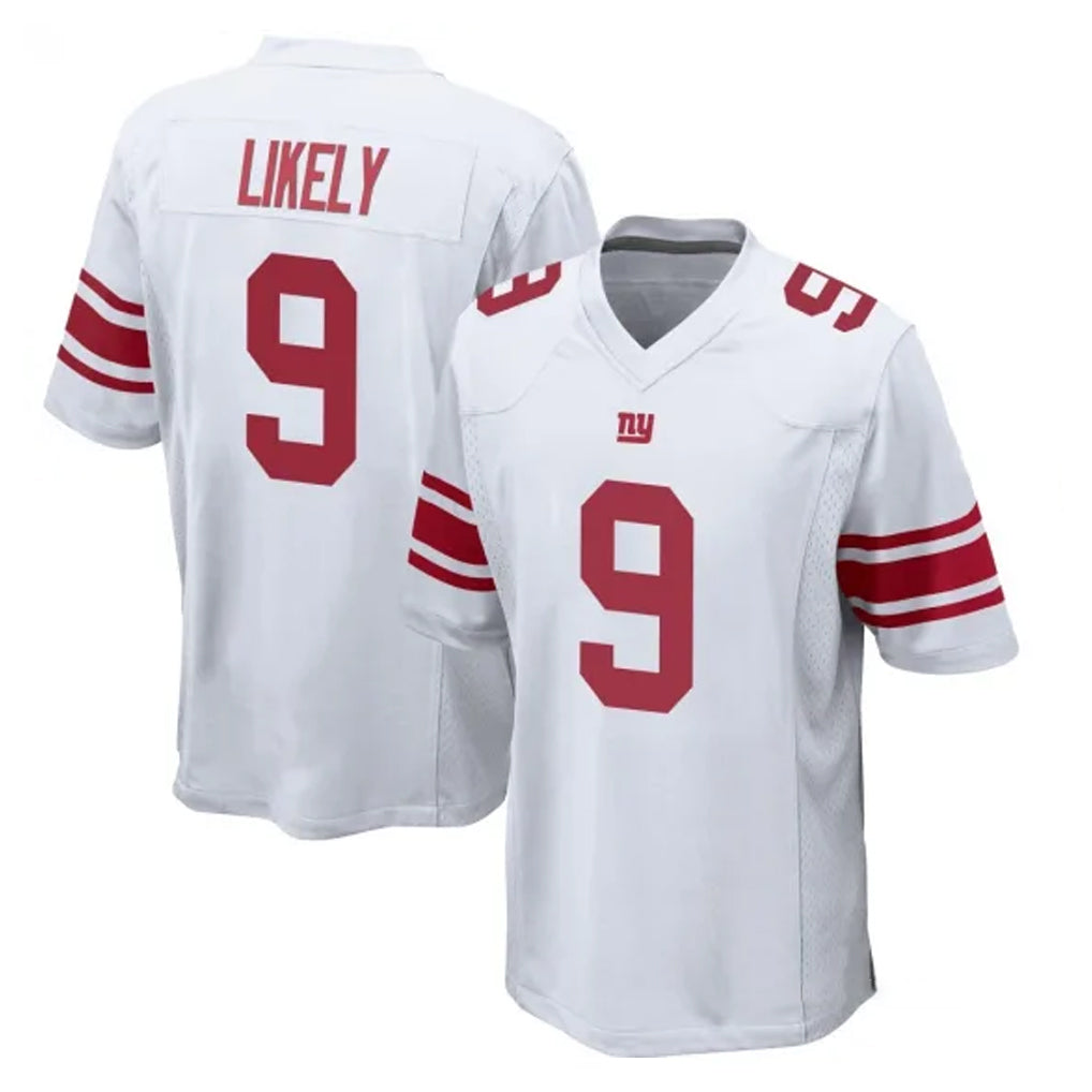 NY.Giants #9 Lsaiah Likely Player White Home Game STECN Stitched Jerseys