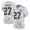 IN.Colts #27 Justin Walley Player Arctic Camo Salute To Service Limited Game STECN Stitched Jerseys