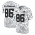 D.Cowboys #86 Luke Schoonmaker Player Arctic Camo Salute to Service Limited Home Game STECN Stitched Jerseys