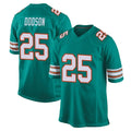 M.Dolphins #25 Tyrel Dodson Player Aqua Alternate Home Game STECN Stitched Jerseys