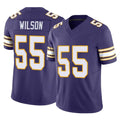 M.Vikings #55 Eric Wilson Player Purple Limited Classic Vapor F.U.S.E. Home Game STECN Stitched Jerseys