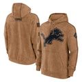 D.Lions ## Lions Blank Player Brown Salute to Service Hoodies Limited Game STECN Stitched Jerseys