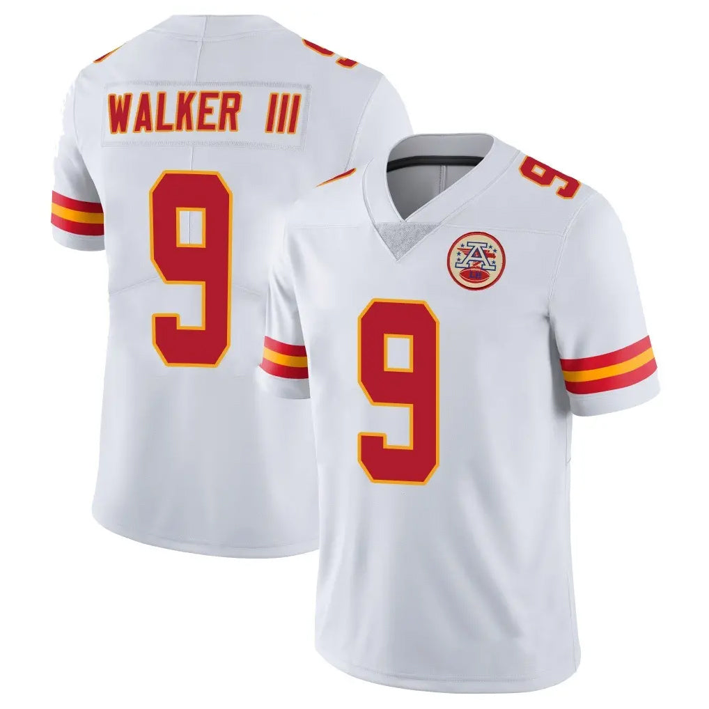 KC.Chiefs #9 Kenneth Walker III Player White Limited Vapor Untouchable Home Game STECN Stitched Jerseys