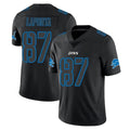 D.Lions #87 Sam LaPorta Player Black Impact Limited Home Game STECN Stitched Jerseys