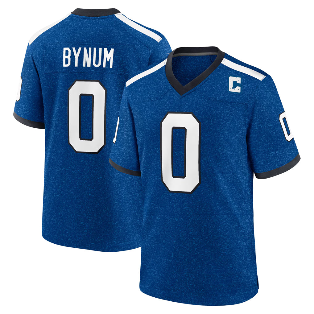 IN.Colts #0 Camryn Bynum Player Royal Alternate Indiana Nights Home Game STECN Stitched Jerseys