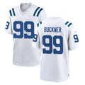 IN.Colts #99 DeForest Buckner Player White Home Game STECN Stitched Jerseys