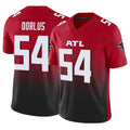 A.Falcons #54 Brandon Dorlus Player Red Vapor F.U.S.E. Limited Home Game STECN Stitched Jerseys