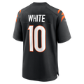 STECN C.Bengals #10 Mike White Black Team Game Jersey