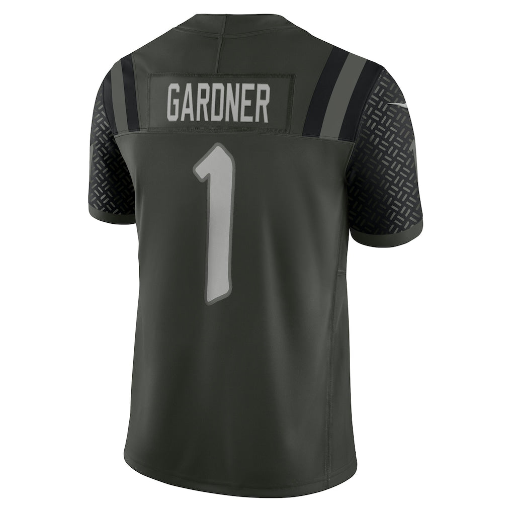 STECN NY.Jets #1 Ahmad Sauce Gardner Gotham Green 2025 Rivalries Collection Limited  Jersey