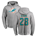 M.Dolphins #28 De'Von Achane Player Gray LOGO Pullover Hoodies Limited STECN Stitched Jerseys