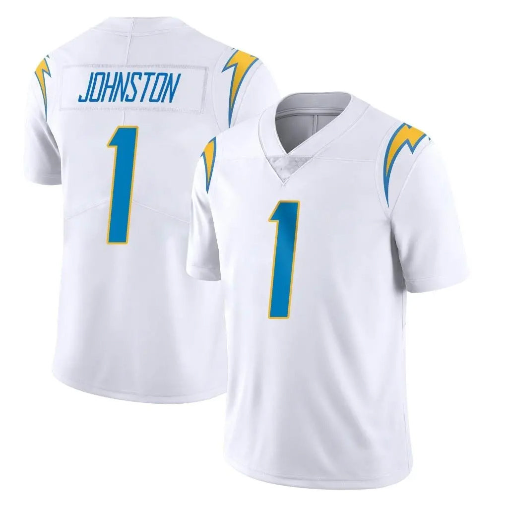 LA.Chargers #1 Quentin Johnston Player White Limited Vapor Untouchable Home Game STECN Stitched Jerseys