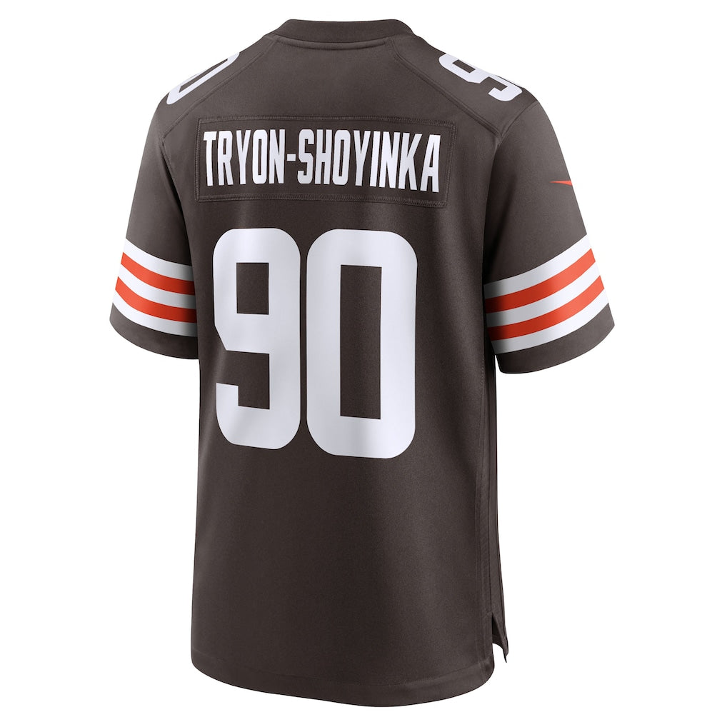 STECN C.Browns #90 Joe Tryon-Shoyinka Brown Team Game Jersey