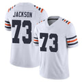 C.Bears #73 Jonah Jackson Player White Classic Vapor Limited Home Game STECN Stitched Jerseys