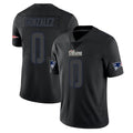 NE.Patriots #0 Christian Gonzalez Player Black Impact LImited Home Game STECN Stitched Jerseys