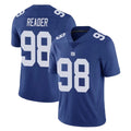 NY.Giants #98 DJ Reader Player Royal Limited Vapor Untouchable Home Game STECN Stitched Jerseys