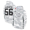 KC.Chiefs #56 George Karlaftis Player Arctic Camo Salute to Service Hoodies Limited Game STECN Stitched Jerseys