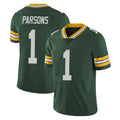 GB.Packers #1 Micah Parsons Player Green Vapor Untouchable Limited Home Game STECN Stitched Jerseys