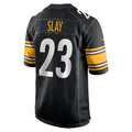 STECN P.Steelers #23 Darius Slay Black Team Game Jersey